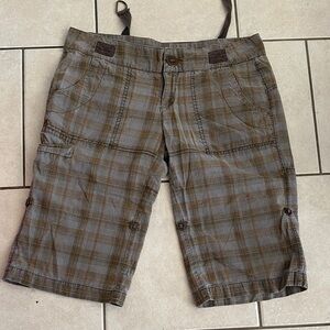 Free People women’s Shorts - Brown and Gray Plaid